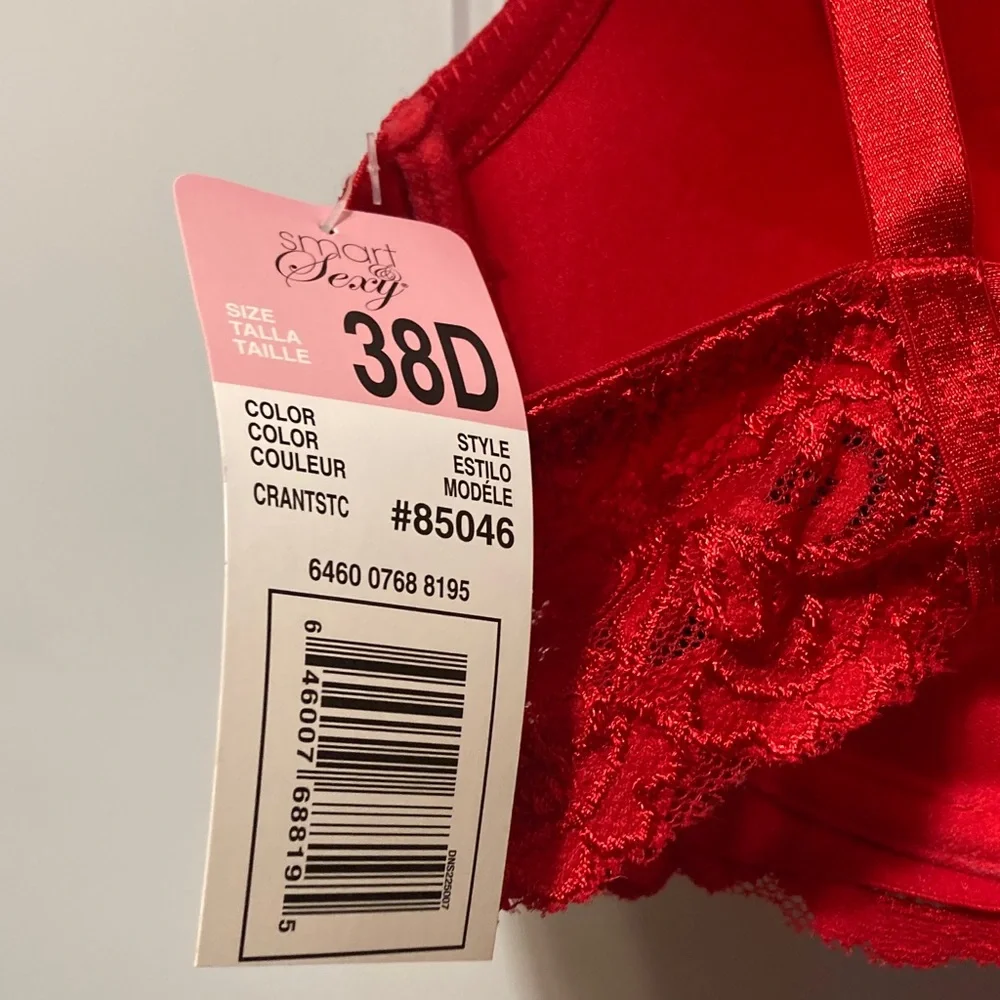 Red Lace Underwire Bra - Women‎ Intimates & Sleepwear 38D NWT